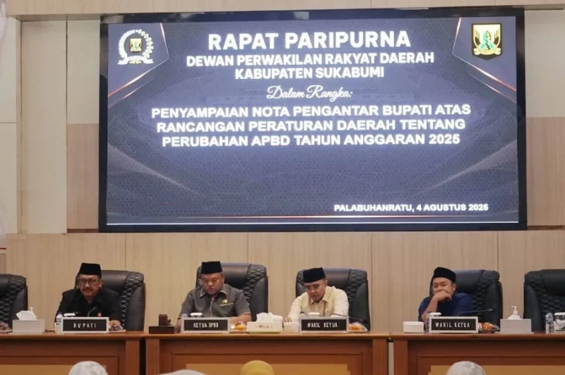 Rapat Paripurna DPRD Kabupaten Sukabumi Bahas Perubahan APBD 2025