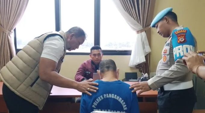 Berbuat Cabul Terhadap Anak Bawah Umur AA, Dicongkok Polisi Pangandaraan