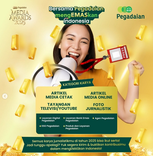 Buat Rekan Wartawan, Yu Ikutan Karya Tulis Pegadaian Media Awards 2025