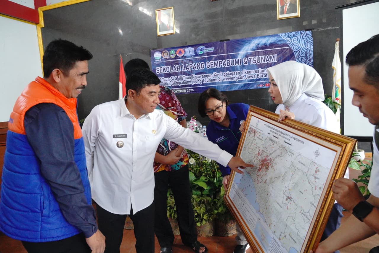 Garut Jadi Lokasi Sekolah Lapang Gempabumi dan Tsunami BMKG ‎