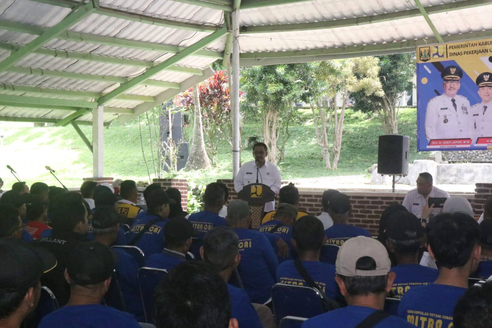 Buka Pelatihan Mitra Cai, Bupati Sukabumi Jelaskan Soal Ketahanan Pangan