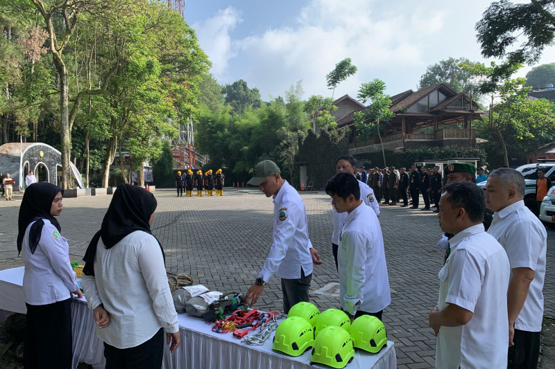 Sambut Libur Nataru, Pengelola Tahura Gelar Apel Siaga