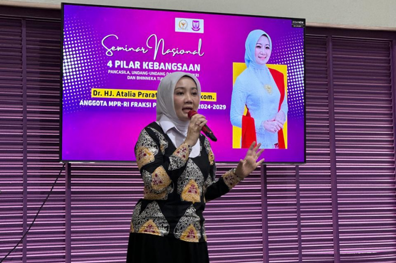 Atalia Praratya Ajak Karang Taruna Jadi Penggerak Nilai Kebangsaan