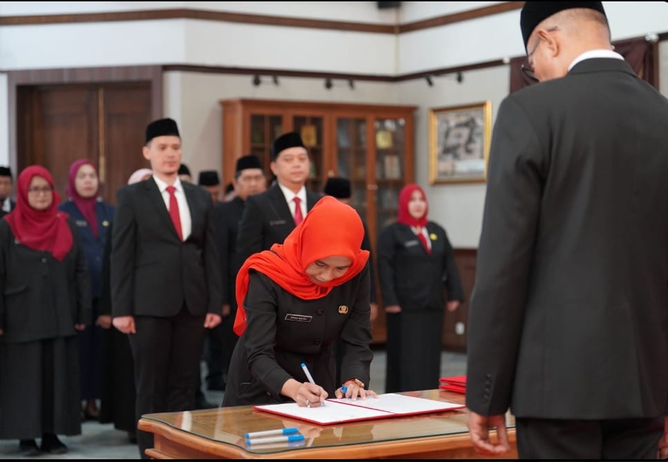 Nama-nama Puluhan Pejabat yang Baru Dilantik Wali Kota Sukabumi