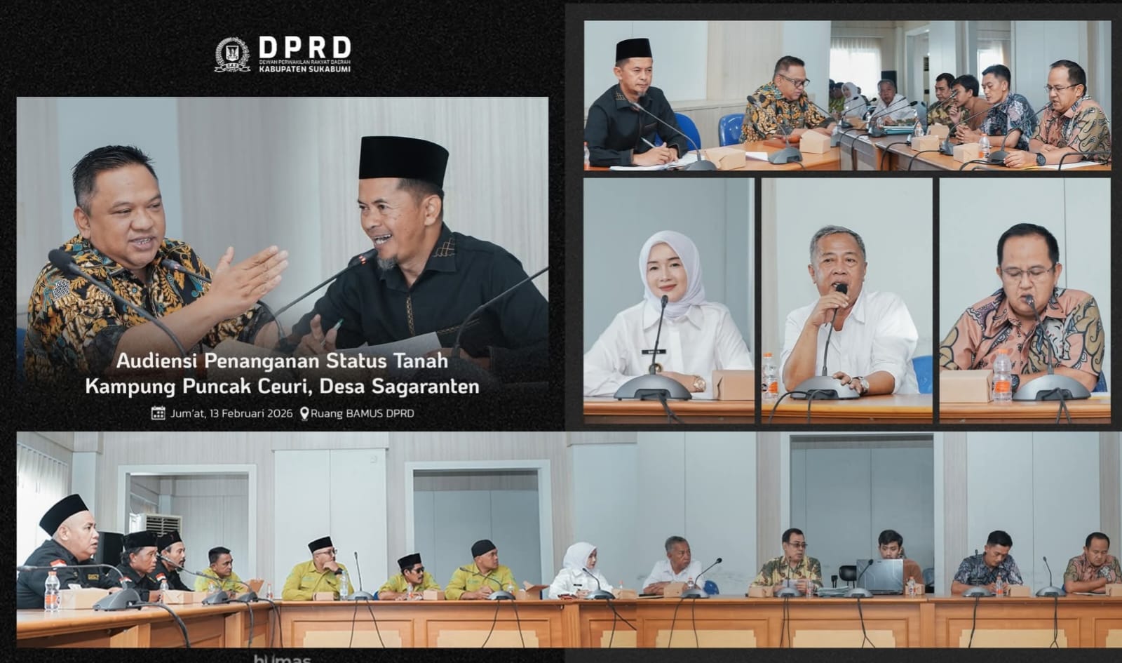 DPRD Kabupaten Sukabumi Gelar Audensi, Berikut Empat Langkah Konkrit Selesaikan Persoalan Tanah di Puncak Ceuri