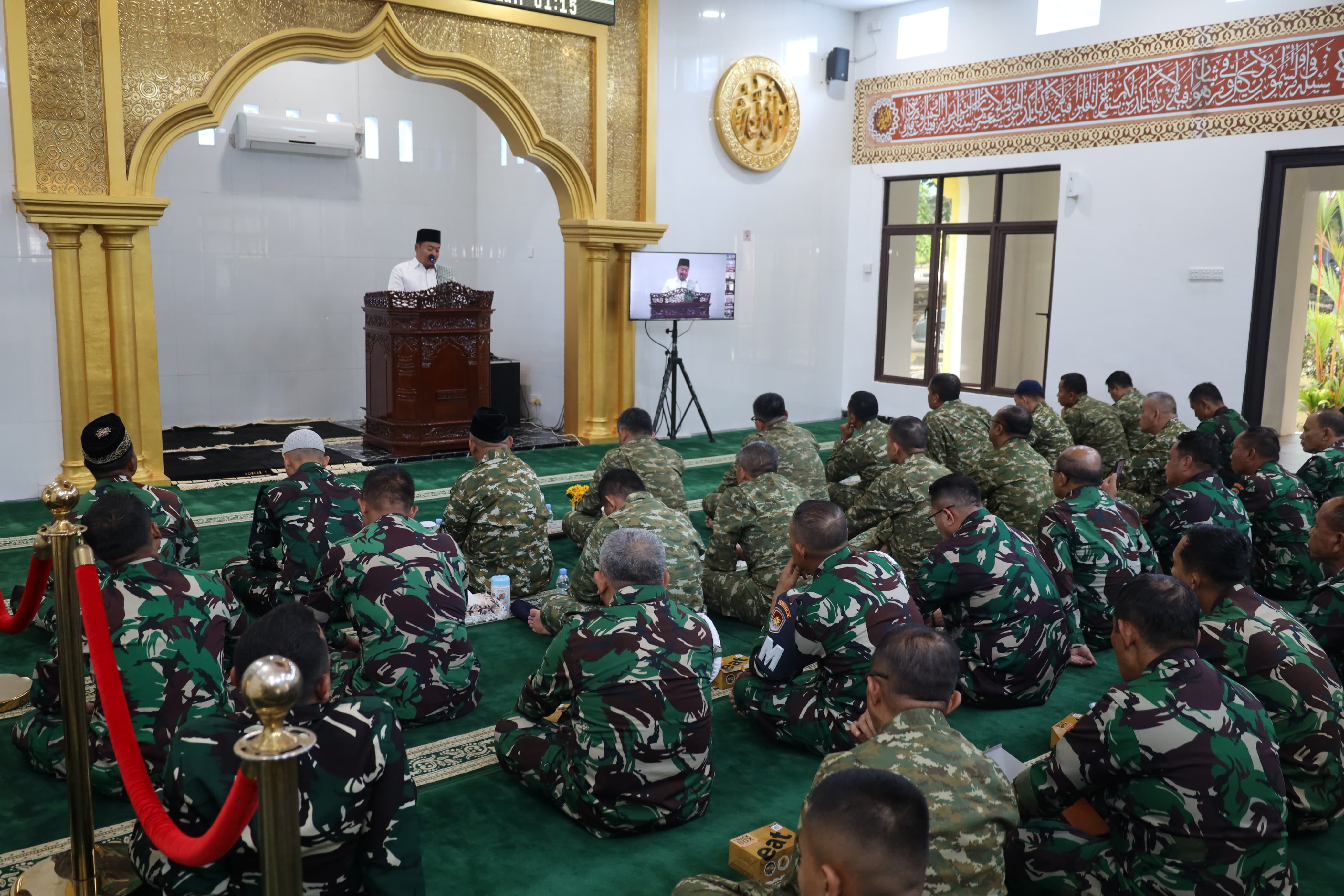 Perkuat Keimanan Prajurit, Kodaeral IV Gelar Kauseri Agama Terpusat Se-jajaran Koarmada RI