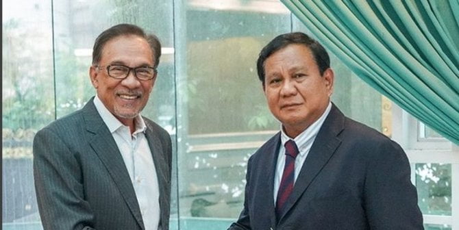 Prabowo dan Anwar Ibrahim. ©2018 Merdeka.com/Instagram Anwar Ibrahim