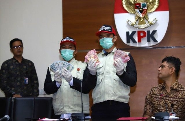 Bupati Meusji, Lampung, Khamami terjaring OTT KPK (Foto: Jawa Pos)