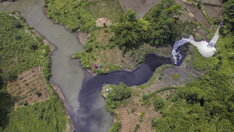 ILUSTRASI. Sungai Citarum. Foto: detikNews