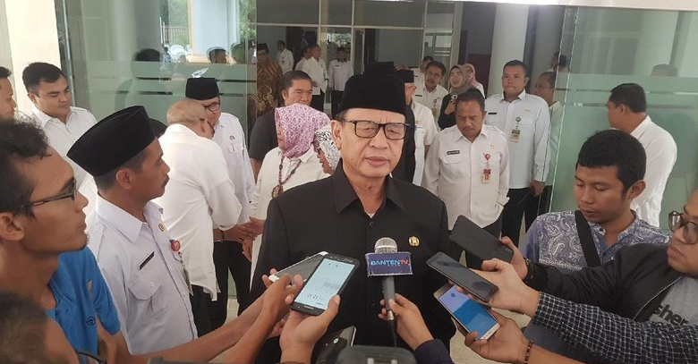 Gubernur Banten, Wahidin Salim (Foto: screenshot detikcom)