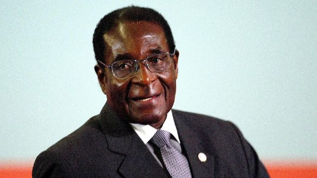 Mantan Presiden Zimbabwe Robert Mugabe. (REUTERS/CNNIndonesia)