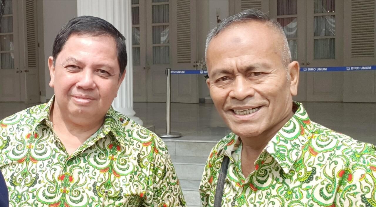 Ketua PWI Pusat, Atal Depari (kanan) bersama Mirza Zuhaldi Sekjen PWI Pusat (Foto: Istimewa)