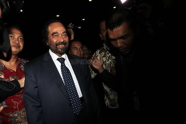 Surya Palos hanya tertawa (Foto: sindonews)