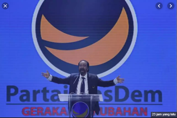 Surya Paloh (Foto: screenshot Head Topics)