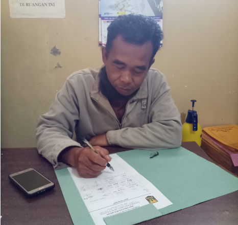 Koordinator Badan Keswadayaan Masyarakat (BKM) Barokah, Dasep Burdah (Foto: Gumilar)