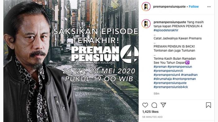 Preman Pensiun 4 Tayang Usai Ramadan (Instagram)