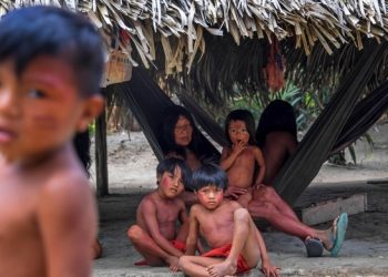 Suku Waiapi di pedalaman Amazon, Brasil. (AFP Photo)