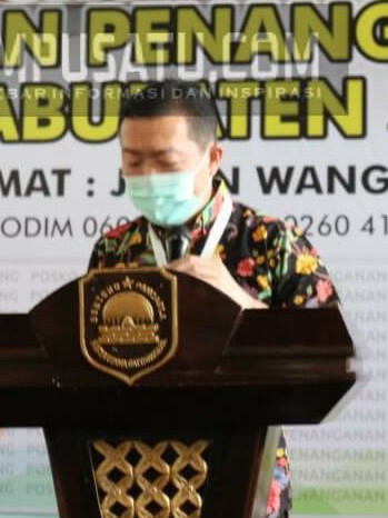 Juru Bicara Tim Gugus Tugas Percepatan Penanganan (TGTPP) Covid-19 Subang, dr Maxi  (Foto: Deny Suhendar/dara.co.id)