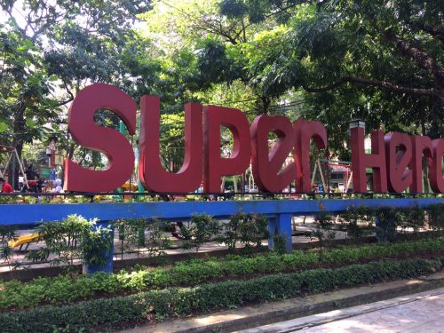 Taman Superhero Kota Bandung. (Foto: Avila Dwiputra/dara.co.id)