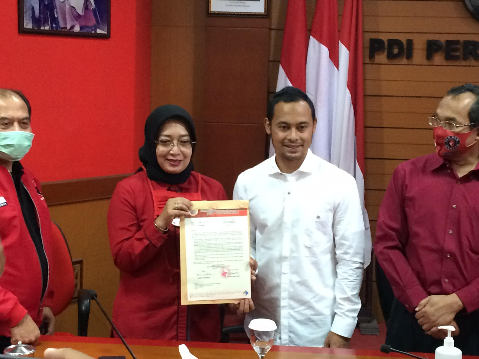 Yena dan Atep tampil di Pilkada Kabupaten Bandung (Foto: Avila/dara.co.id)