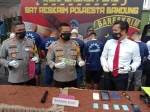 Dua Kelompok Pelaku Curanmor Diamankan Polresta Bandung