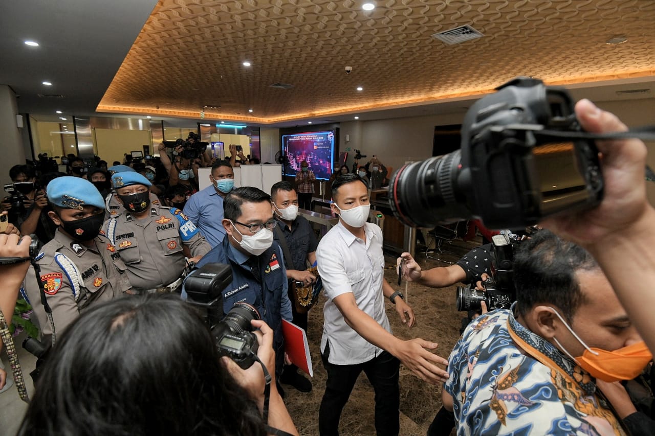 Ridwan Kamil memenuhi panggilan Bareskrim Polri (Foto: Istimewa)