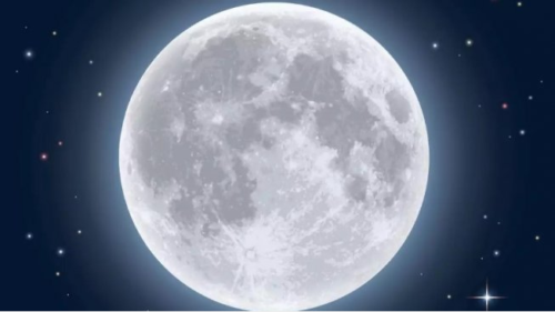 Fenomena Bulan Purnama salju. (Times of India/suara.com)
