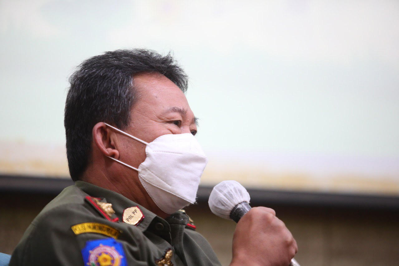 Sekretaris Satpol PP Kota Bandung Agus Priono