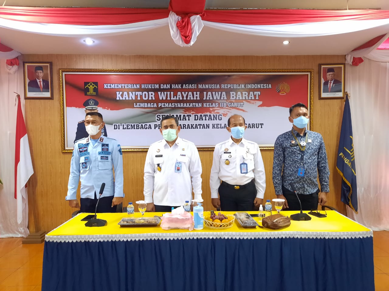 Kadivpas Jabar, Taufiqurakhman, saat melakukan kunjungan ke Lapas Kelas IIB Garut (Foto: Istimewa)