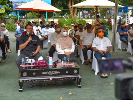 Gubernur NTB menghadiri acara halal bihalal pariwisata hybrid yang digagas Dinas Pariwisata NTB.(Foto:Tagar/Dispar NTB)