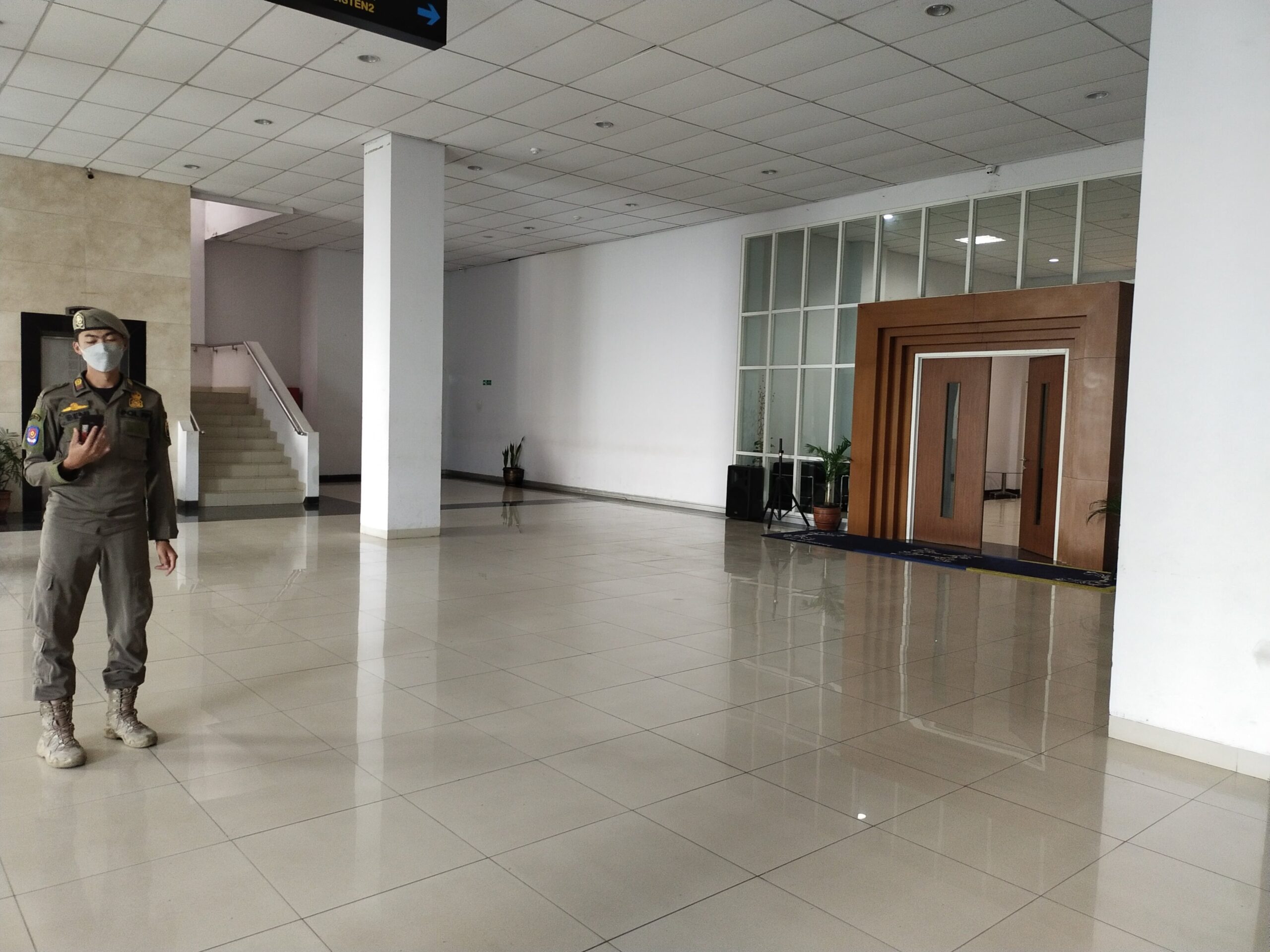 Suasana kondisi lantai 2 Gedung Bupati (Foto: Heni Suhaeni/dara.co.id)