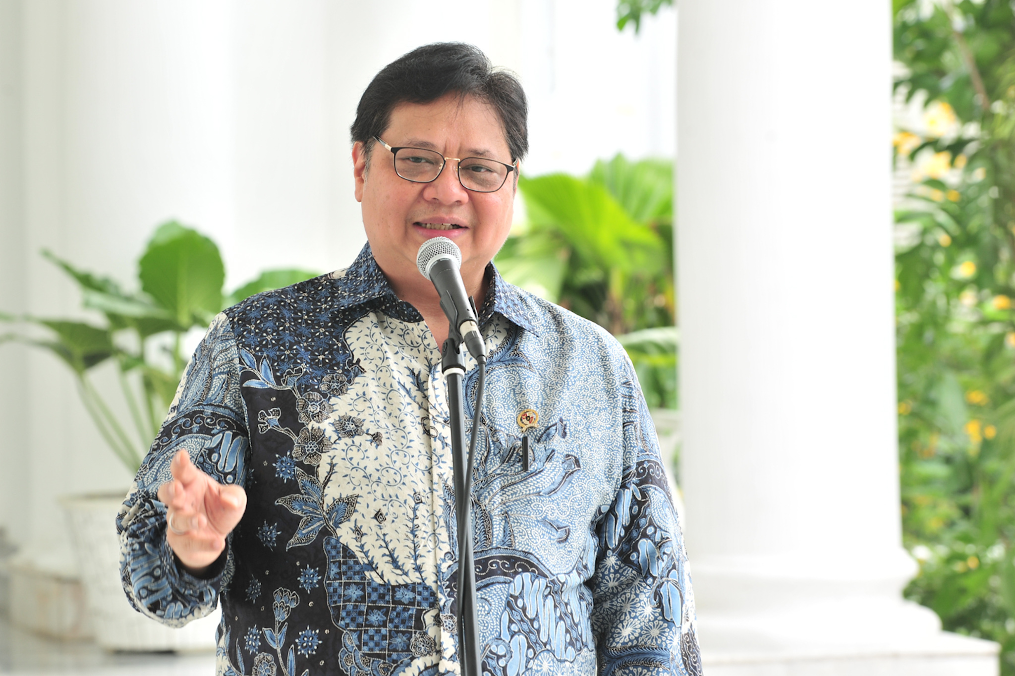 
Ketua Umum Partai Golkar Airlangga Hartarto.(Foto:Dara/Setkab RI)
