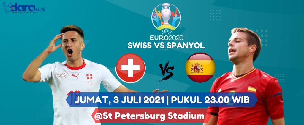 Swiss Vs Spanyol (Graifis: dara.co.id)