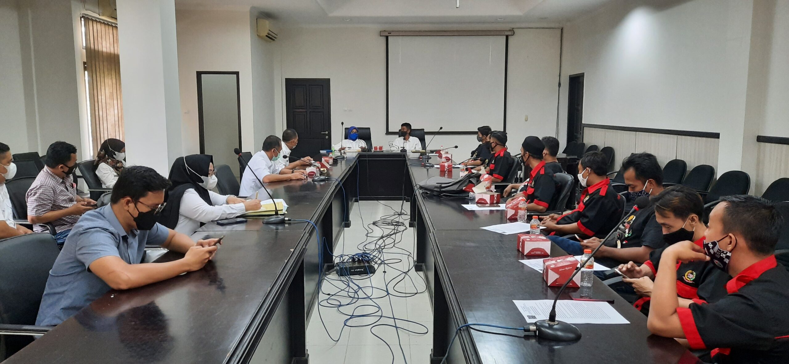 Foto: Suasana audiensi antara pemerintah kota dengan FSB Kota Banjar (Foto: bayu/dara.co.id)
