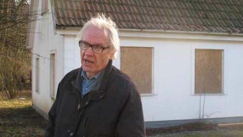 Kartunis Swedia, Lars Vilks, dalam foto tahun 2015 (dok. AP Photo/David Keyton/detikcom)

