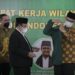 ubernur Jawa Barat Ridwan Kamil saat menghadiri acara Rakerwil Dewan Masjid Indonesia Provinsi Jawa Barat di Hotel Sakto, Kota Bandung, Sabtu (27/11/2021) (Foto: galamedianews.com/istimewa)