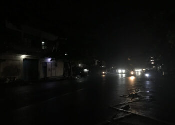 Ilustrasi jalan gelap di Kota Bandung (Foto: Avila/dara.co.id)