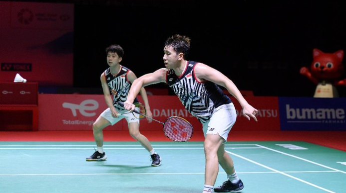 Kevin Sanjaya dan Marcus Gideon (Foto: Humas PP PBSI)