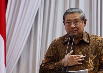 Presiden ke-6 Republik Indonesia, Susilo Bambang Yudhoyono (SBY). /Twitter/@SBYudhoyono/prfmnews)