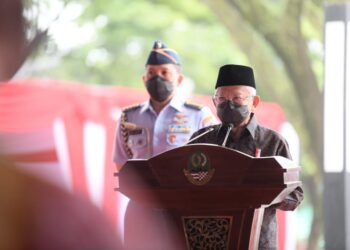 Wakil Presiden (Wapres) RI K.H Ma'ruf Amin meresmikan Monumen Pahlawan COVID-19 Jawa Barat di Jl. Japati, Kota Bandung, Sabtu (4/12/2021).(Foto: Rizal FS/Biro Adpim Jabar)