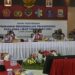 Menteri Perhubungan (Menhub) RI, Budi Karya Sumadi, memimpin rapat koordinasi persiapan pengendalian transportasi pada masa libur Natal dan Tahun Baru 2022 di Mapolresta Cirebon.(Foto: bambang/dara.co.id)