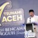 Gubernur Jabar Ridwan Kamil saat peringatan 17 Tahun Tsunami Aceh Siaga Bencana Tangguh Bersama, di area parkir Pelabuhan Penyeberangan Ulee Lheue Kota Banda Aceh, Minggu (26/12/2021). (Foto: Humas Pemprov Jabar)