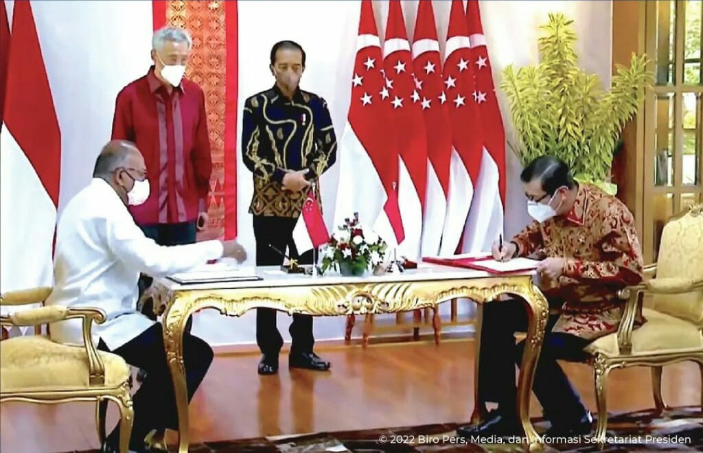 Menkumham Tandatangani Perjanjian Ekstardisi Indonesia-Singapura, Ciptakan Efek Gentar bagi Koruptor dan Teroris (Foto: Istimewa)