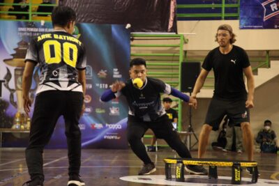 Jelang perhelatan 1st  Roundnet World Championship di Park Molenheide, Belgia pada 8-11 September 2022 mendatang, Persatuan Olahraga Roundnet Seluruh Indonesia (PORSI) segera lakukan penjaringan atlet unggulan.
(Foto: Humas PB PORSI)
