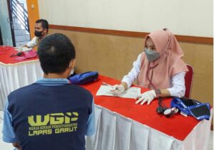 Sinergi Lapas Garut dengan BIN, Gelar Percepatan Vaksinasi
