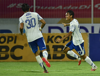 Selebrasi Zalnando © PERSIB.co.id/Barly Isham