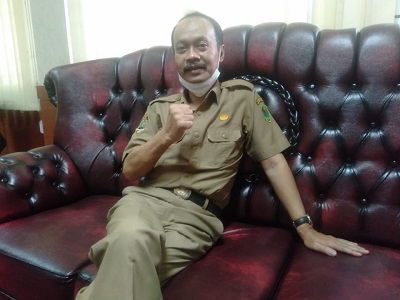 
Kepala Dinas Sosial Kabupaten Bandung Indra Respati(Foto: trinata/dara.co.id)
