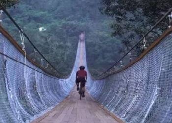 embatan Gantung Rengganis diklaim sebagai jembatan gantung terpanjang se-Asia Tenggara. /Instagram.com/rengganissuspensionbridge/prfm