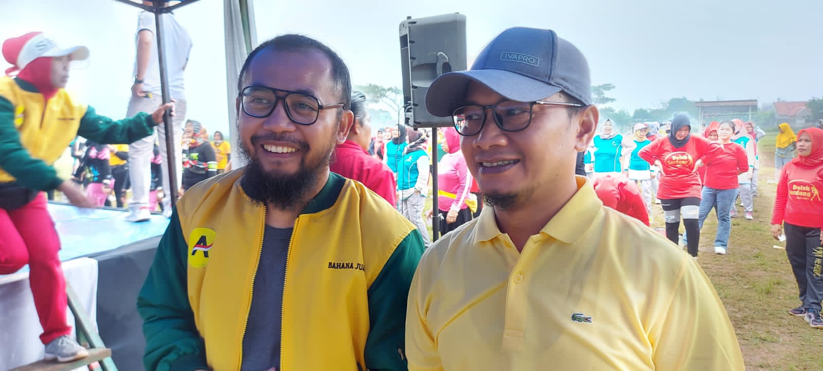 Anggota DPRD Kab. Bandung Riki Ganesa (kanan)
