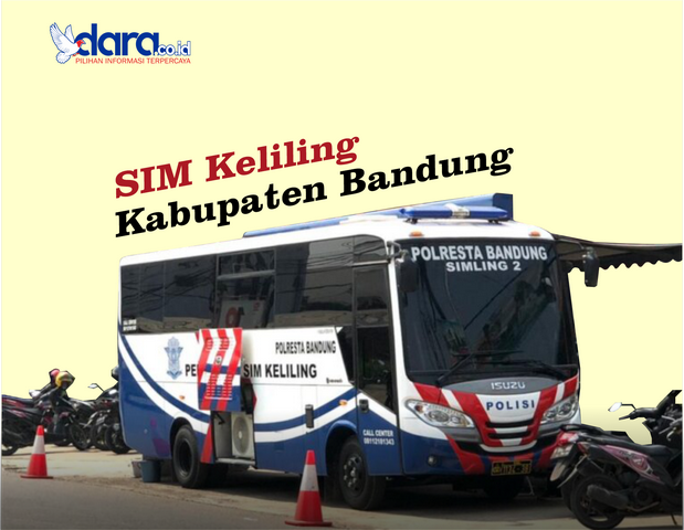 Lokasi Mobil SIM Keliling di Kabupaten Bandung, Kamis 01 Juni 2023